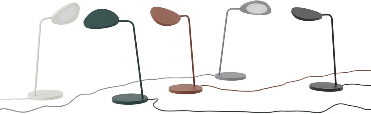 Lampe de table blanche 41,5 cm Leaf - Muuto - The Cool Republic