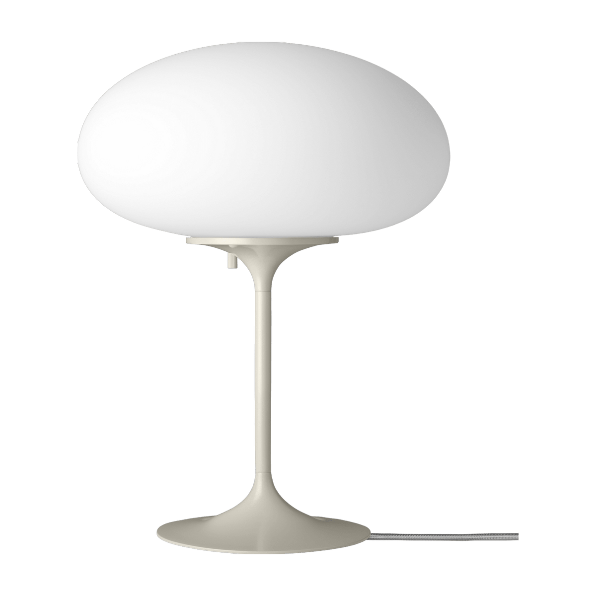 White table lamp base gris clair 42 cm Stemlite - Gubi - The Cool Republic