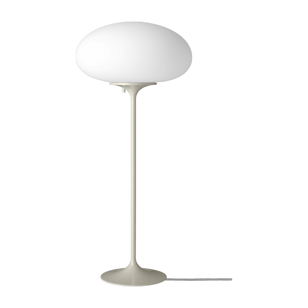 White table lamp base gris clair 70 cm Stemlite - Gubi - The Cool Republic