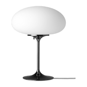 Lampe de table blanche base noir 42 cm Stemlite - Gubi - The Cool Republic