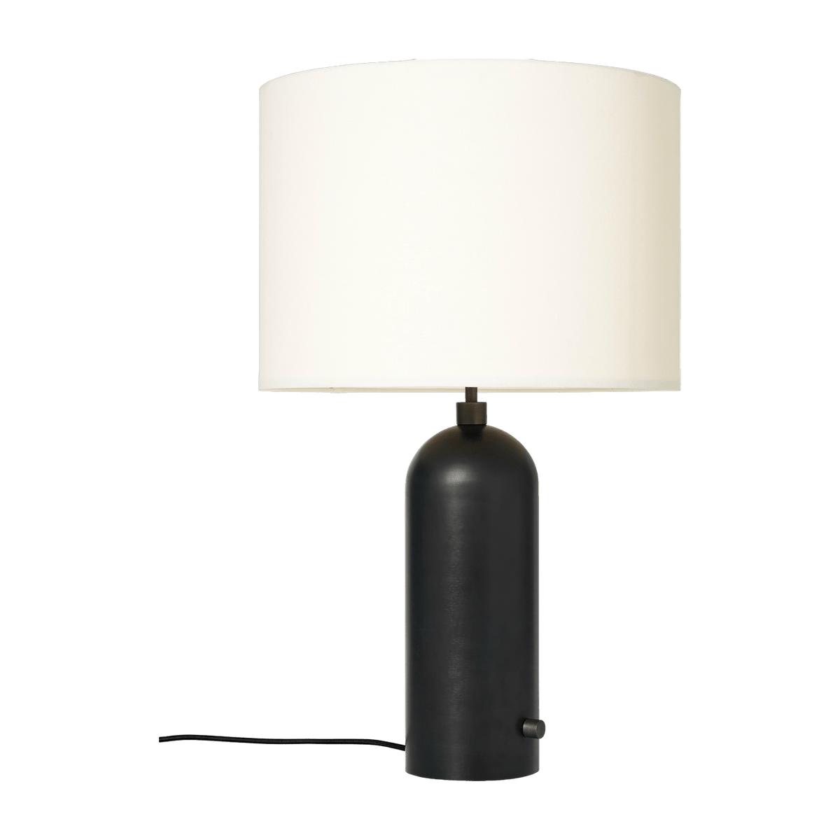 White table lamp base black 65 cm Gravity - Gubi - The Cool Republic