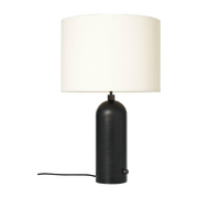 Lampe de table blanche base noir 65 cm Gravity - Gubi - The Cool Republic