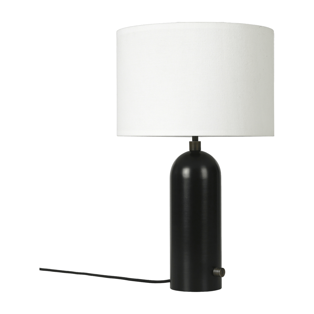White table lamp base black 49 cm Gravity - Gubi - The Cool Republic