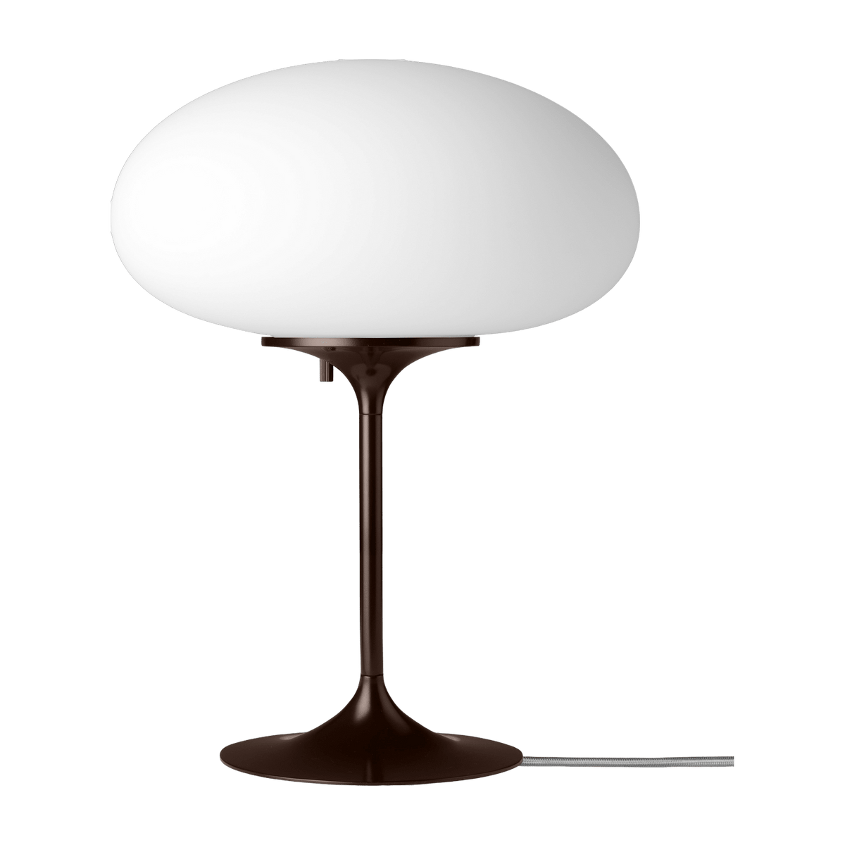 White table lamp base dark red 42 cm Stemlite - Gubi - The Cool Republic