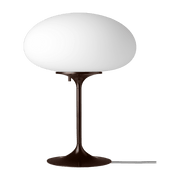 Lampe de table blanche base rouge foncé 42 cm Stemlite - Gubi - The Cool Republic