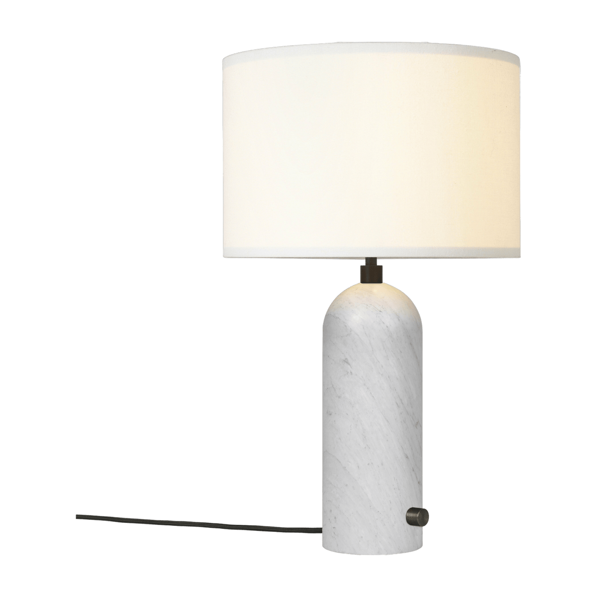 White table lamp in marbre 49 cm Gravity - Gubi - The Cool Republic