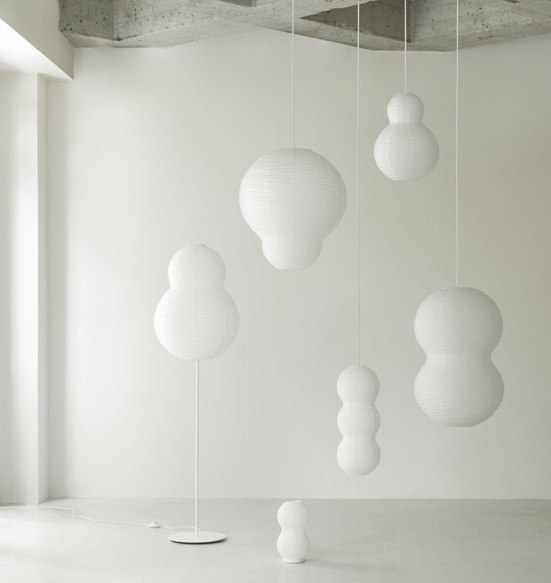 Lampe de table blanche Puff Twist blanc - Normann Copenhagen - The Cool Republic