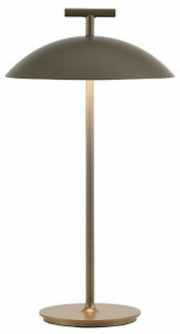 Lampe de table bronze à piles Mini Geen - A - Kartell - The Cool Republic