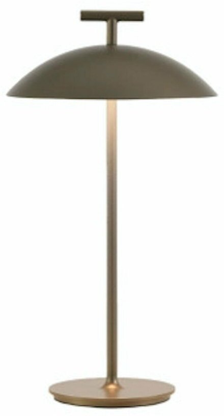 Lampe de table bronze à piles Mini Geen - A - Kartell - The Cool Republic