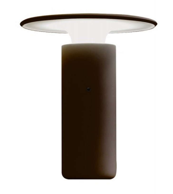 Lampe de table chocolat en céramique 21 x 20 cm Nais - Pott - The Cool Republic