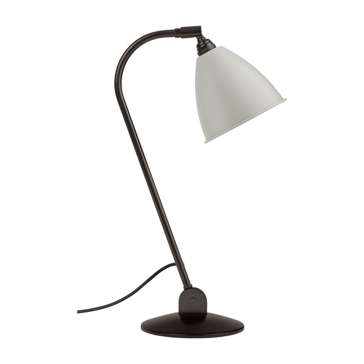 Table lamp classique white base black brass BL2 - Gubi - The Cool Republic