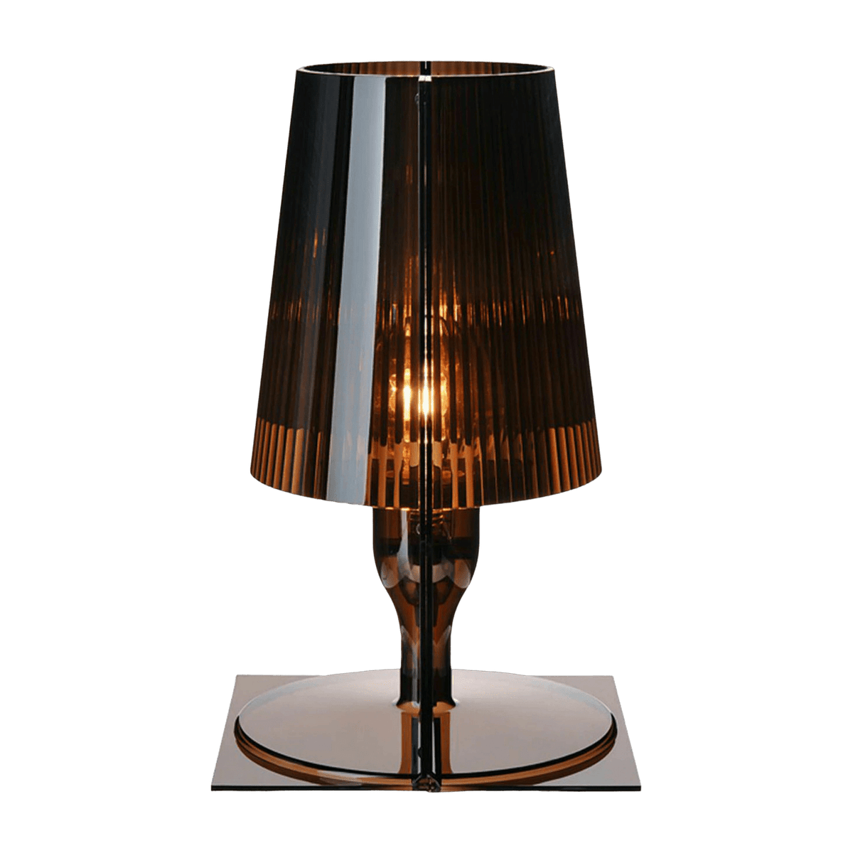 Lampe de table coloris fumé Take - Kartell - The Cool Republic