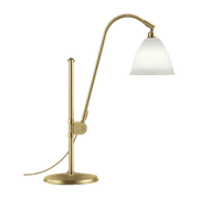 Lampe de table crème base dorée en laiton BL1 - Gubi - The Cool Republic