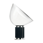 Lampe de table design en plastique et métal noir Taccia - Flos - The Cool Republic