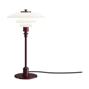 Lampe de table design en verre opalin et métal bordeaux 35,5cm Ph 2/1 - Louis Poulsen