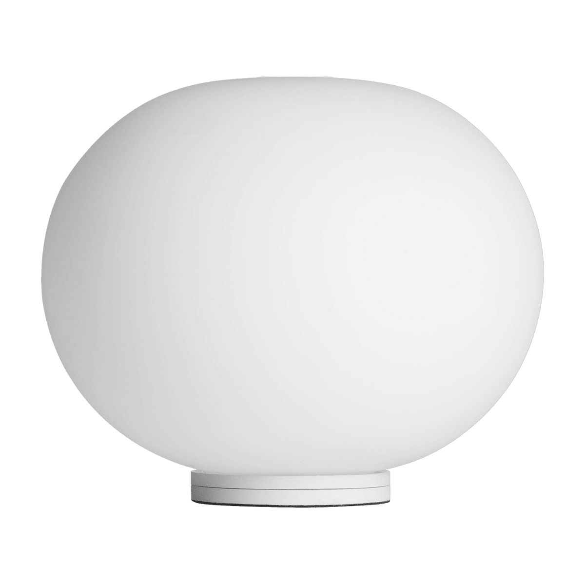 Lampe de table dimmmable design en verre opalin 19 x 16 cm Glo-Ball - Flos - The Cool Republic