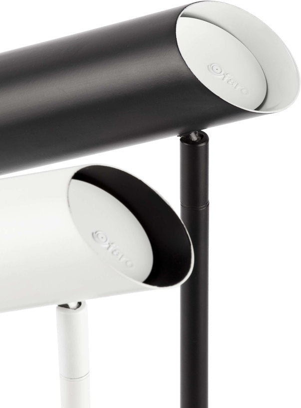 Lampe de table en acier blanc 15 x 22 x 46 cm Link - Faro Barcelona - The Cool Republic
