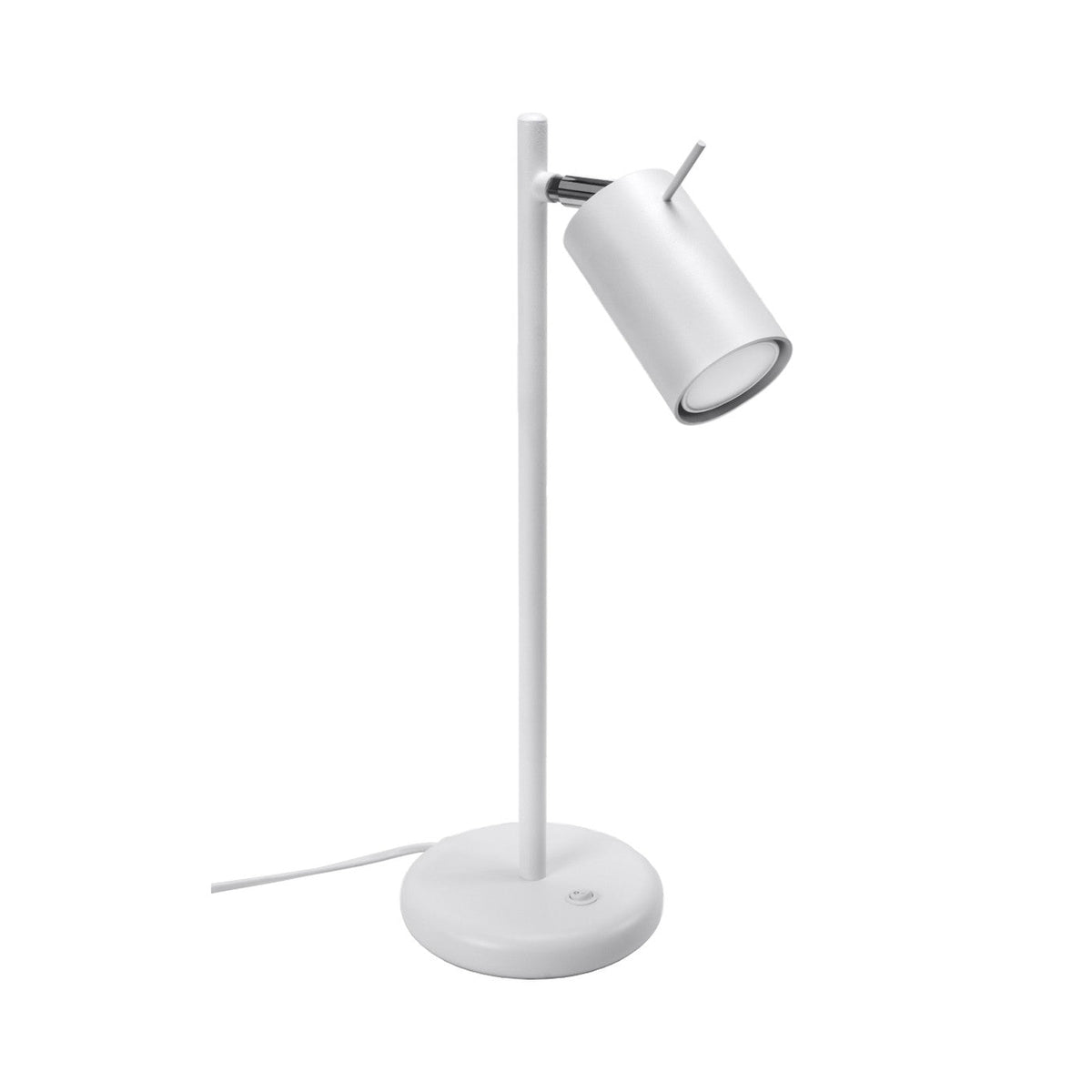 Lampe de table en acier blanche Ring - Sollux - The Cool Republic