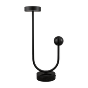 Lampe de table en acier et base en marbre noir 56 cm Grasil - AYTM - The Cool Republic