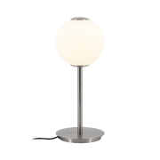 Lampe de table en acier et verre soufflé opalin 16x36cm Audrey - Umage - The Cool Republic