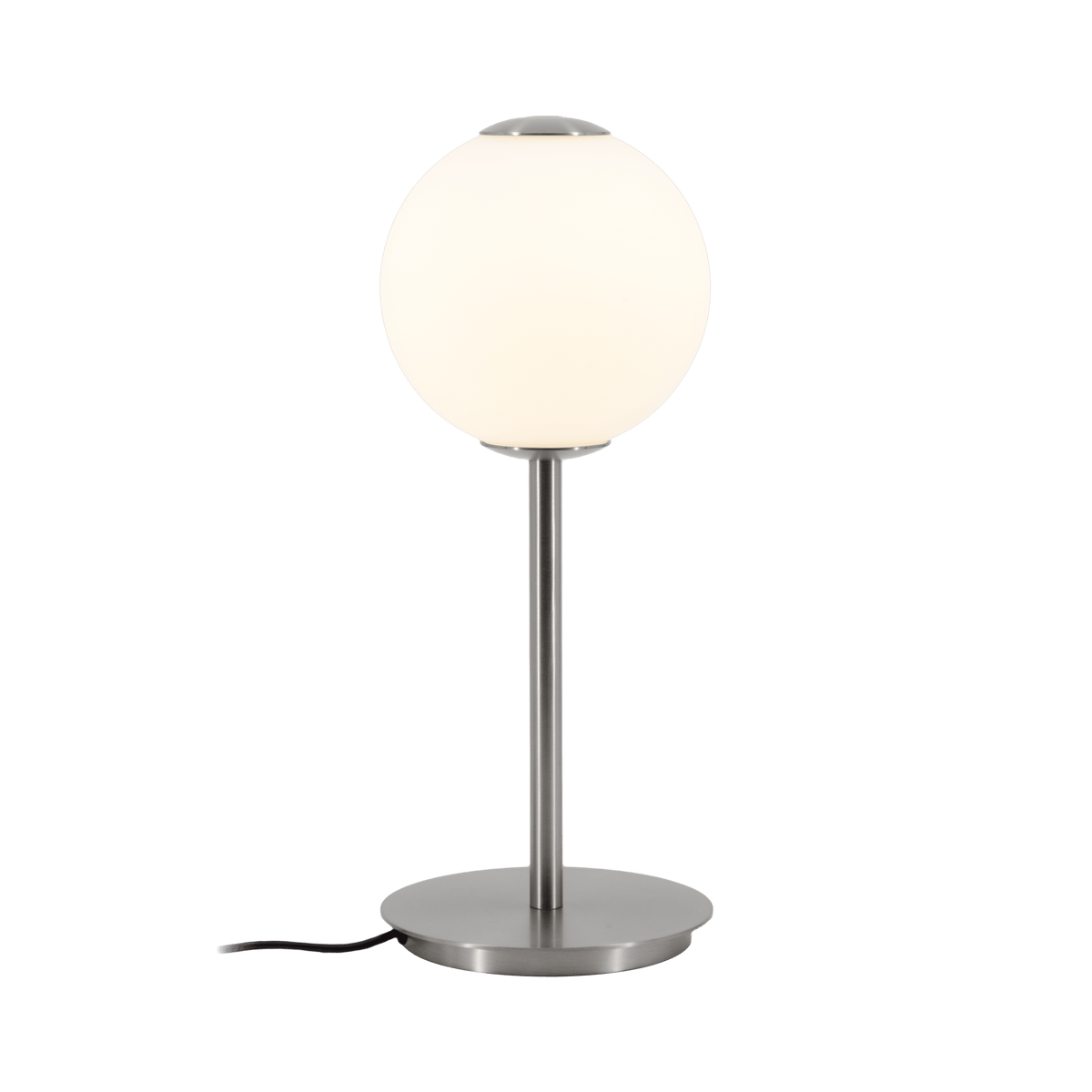 Lampe de table en acier et verre soufflé opalin 16x36cm Audrey - Umage - The Cool Republic