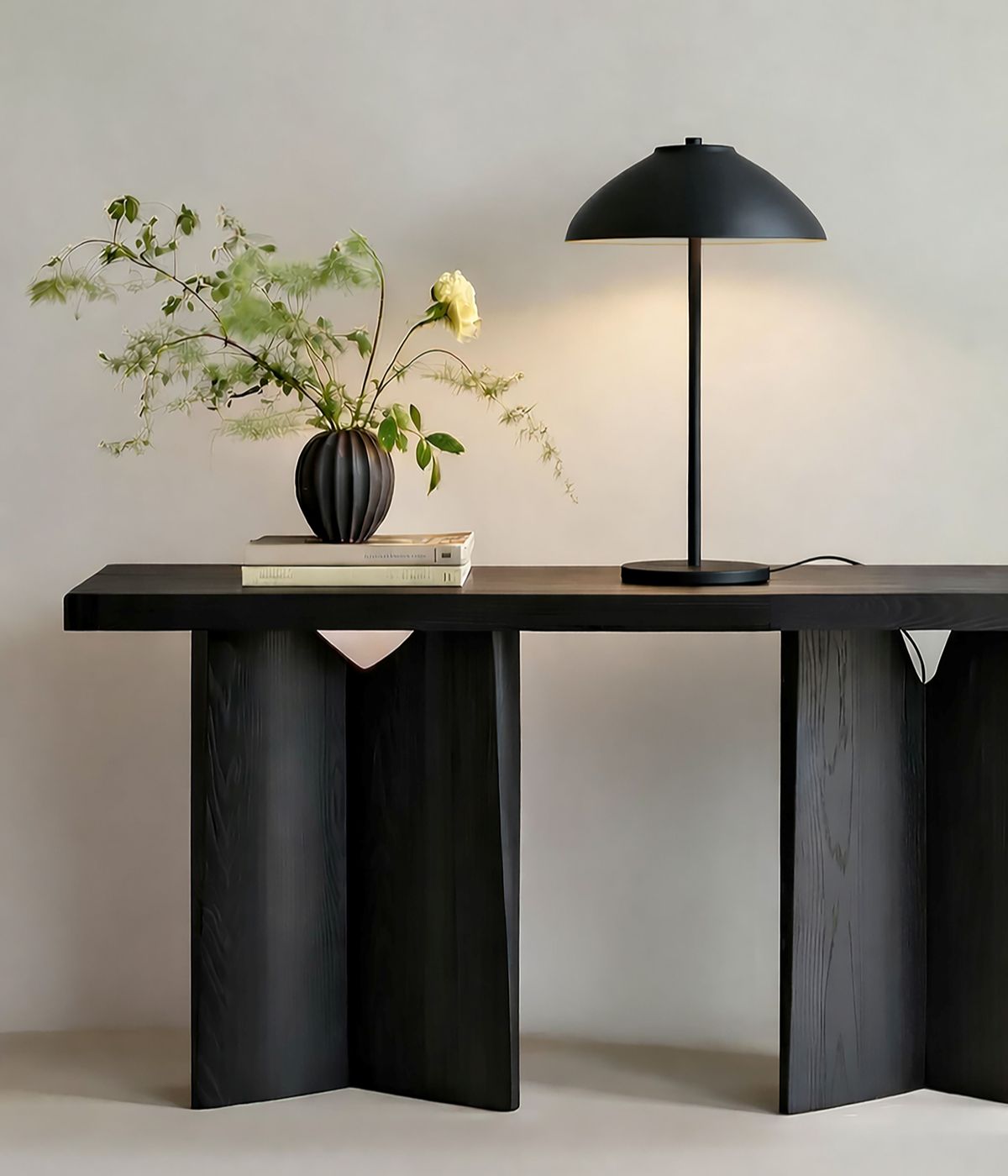 Lampe de table en acier noir 14x24x40cm Vali - Belid - The Cool Republic
