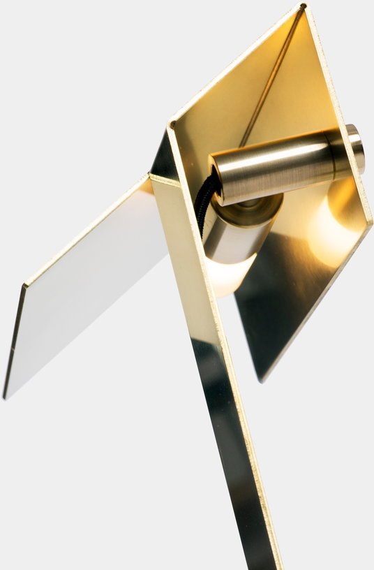 Lampe de table en acier noir et marbre 46 cm Clark - Lambert & Fils - The Cool Republic