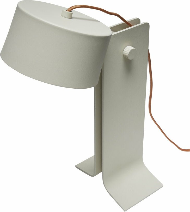 Lampe de table en aluminium beige 32 cm Crea - Hübsch - The Cool Republic
