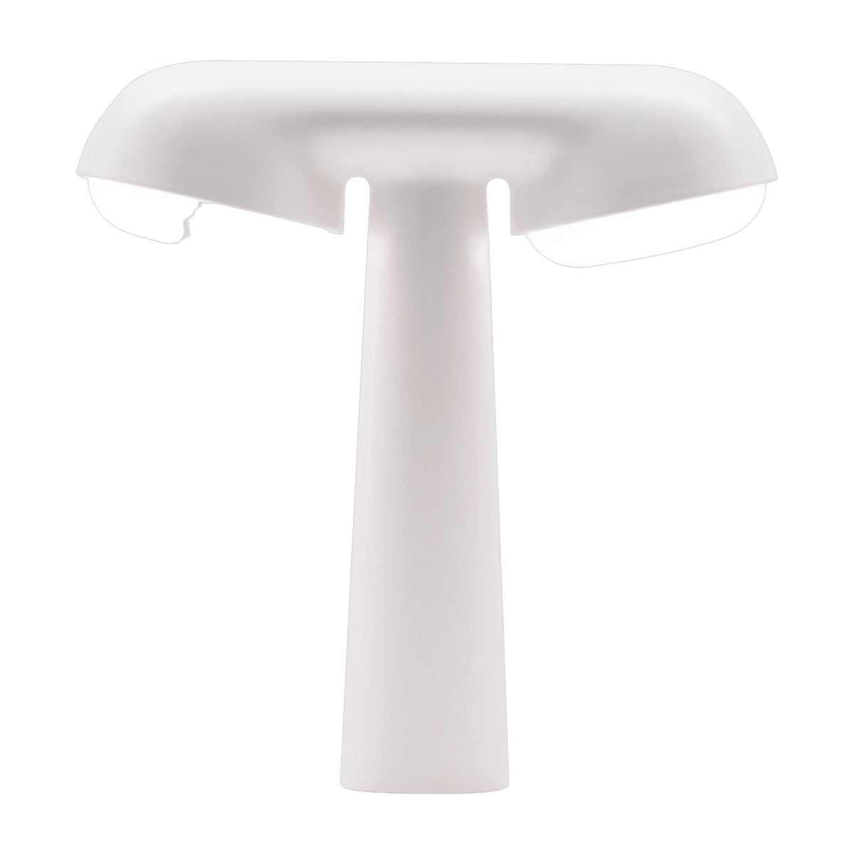 Lampe de table en aluminium blanc 27,5 x 28,5 cm Moustache x SNCF - Moustache - The Cool Republic