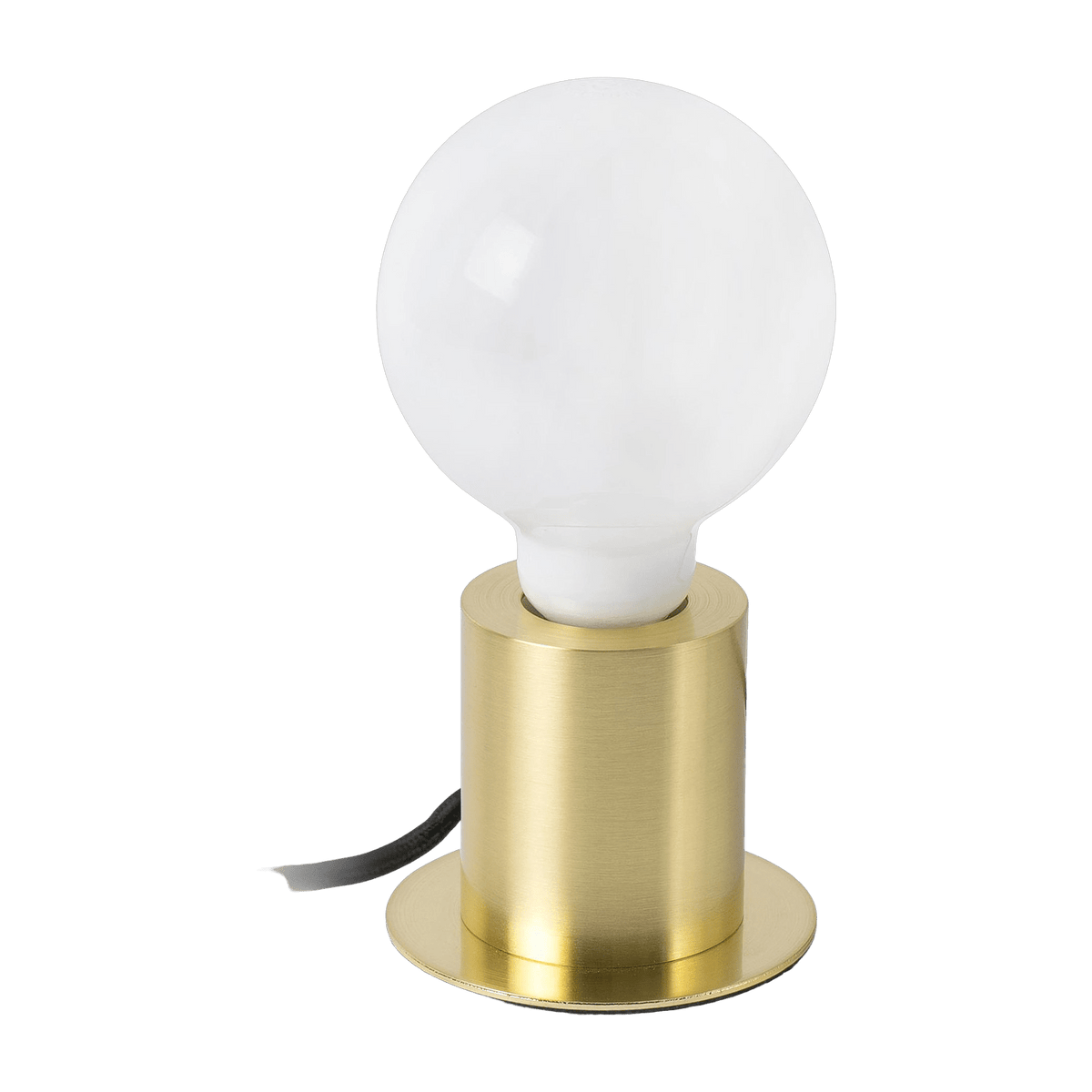 Lampe de table en aluminium doré satiné 9 x 7,5 x 6 cm Ten - Faro Barcelona - The Cool Republic