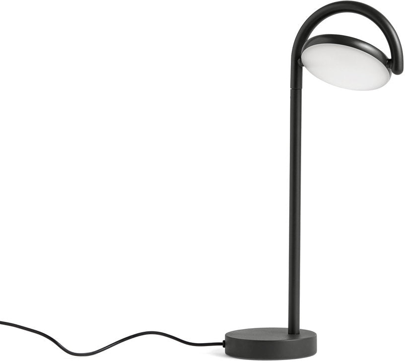 Lampe de table en aluminium noire 38 x 10 cm Marselis - HAY - The Cool Republic