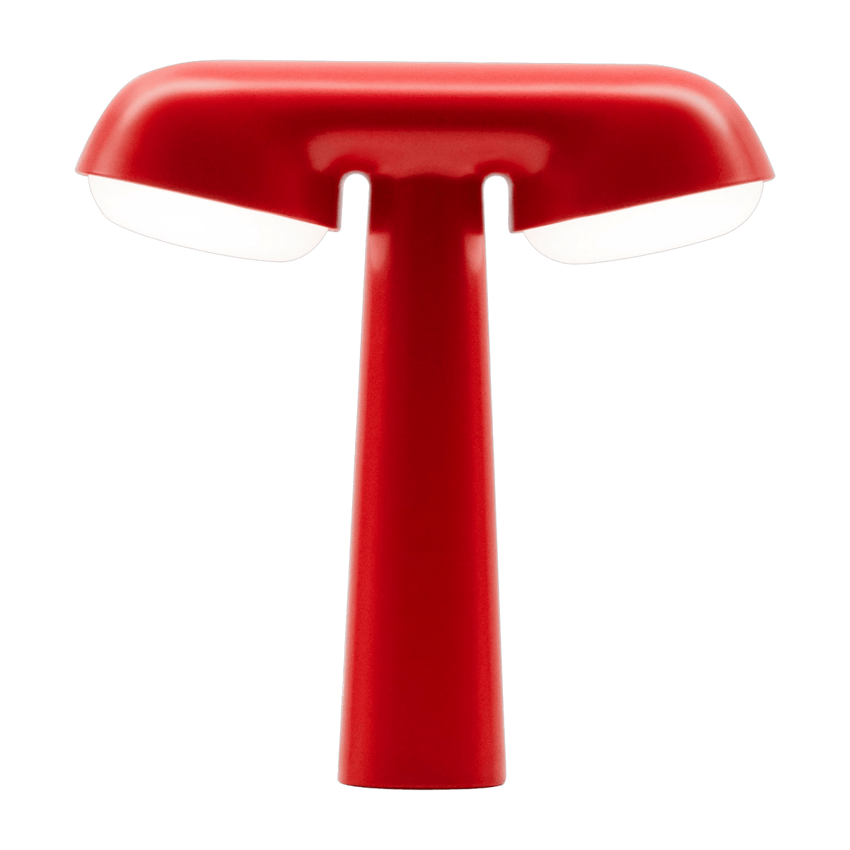 Lampe de table en aluminium rouge 27,5 x 28,5 cm Moustache x SNCF - Moustache - The Cool Republic