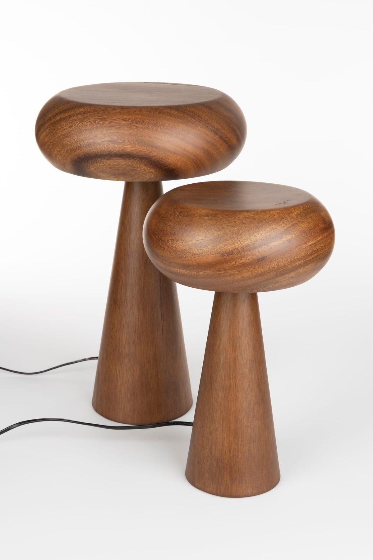 Lampe de table en bois d'acacia marron 46,5cm Morel - Dutchbone — vue 6