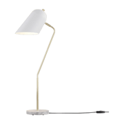 Lampe de table en laiton blanche 15,2 x 71 cm Cliff - Lambert & Fils - The Cool Republic