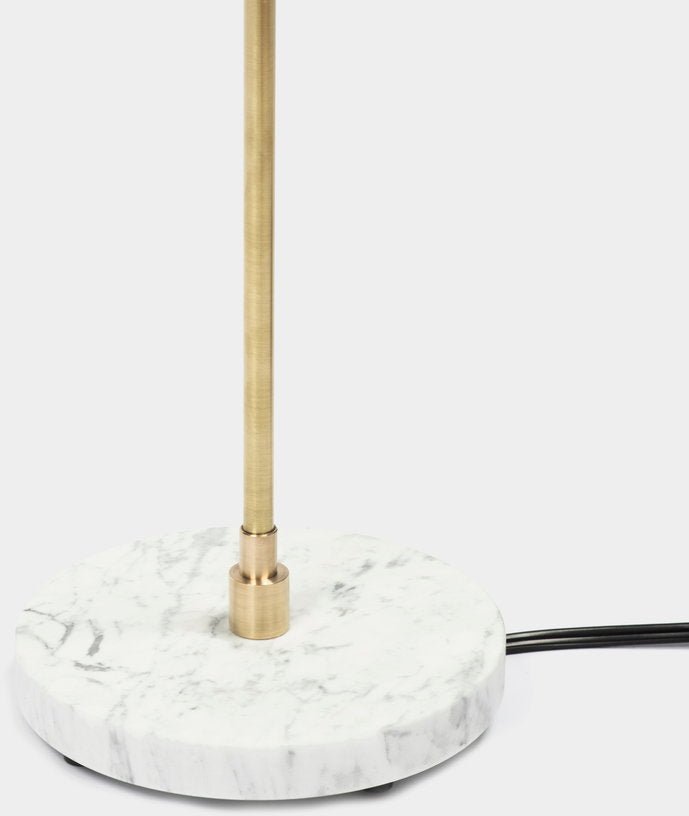 Lampe de table en laiton blanche 15,2 x 71 cm Cliff - Lambert & Fils - The Cool Republic