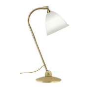 White table lamp base gold brass BL2 - Gubi - The Cool Republic