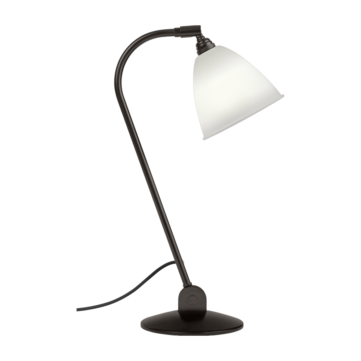 White table lamp base black brass BL2 - Gubi - The Cool Republic