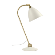 Lampe de table en laiton crème base dorée 48 cm BL2 - Gubi - The Cool Republic