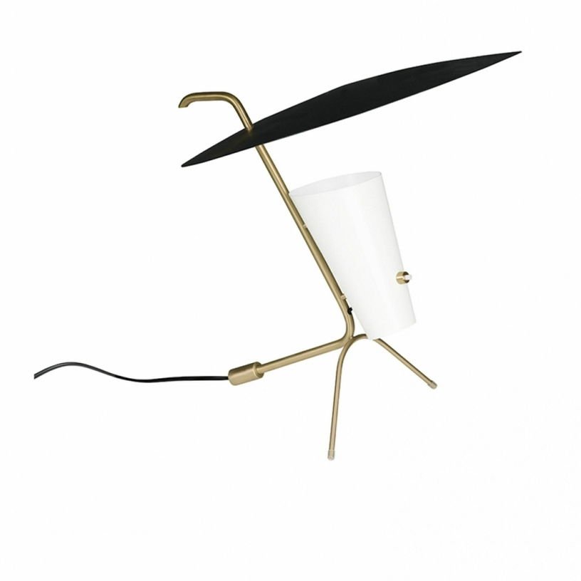 Lampe de table en laiton et aluminium noire G24- Sammode - The Cool Republic