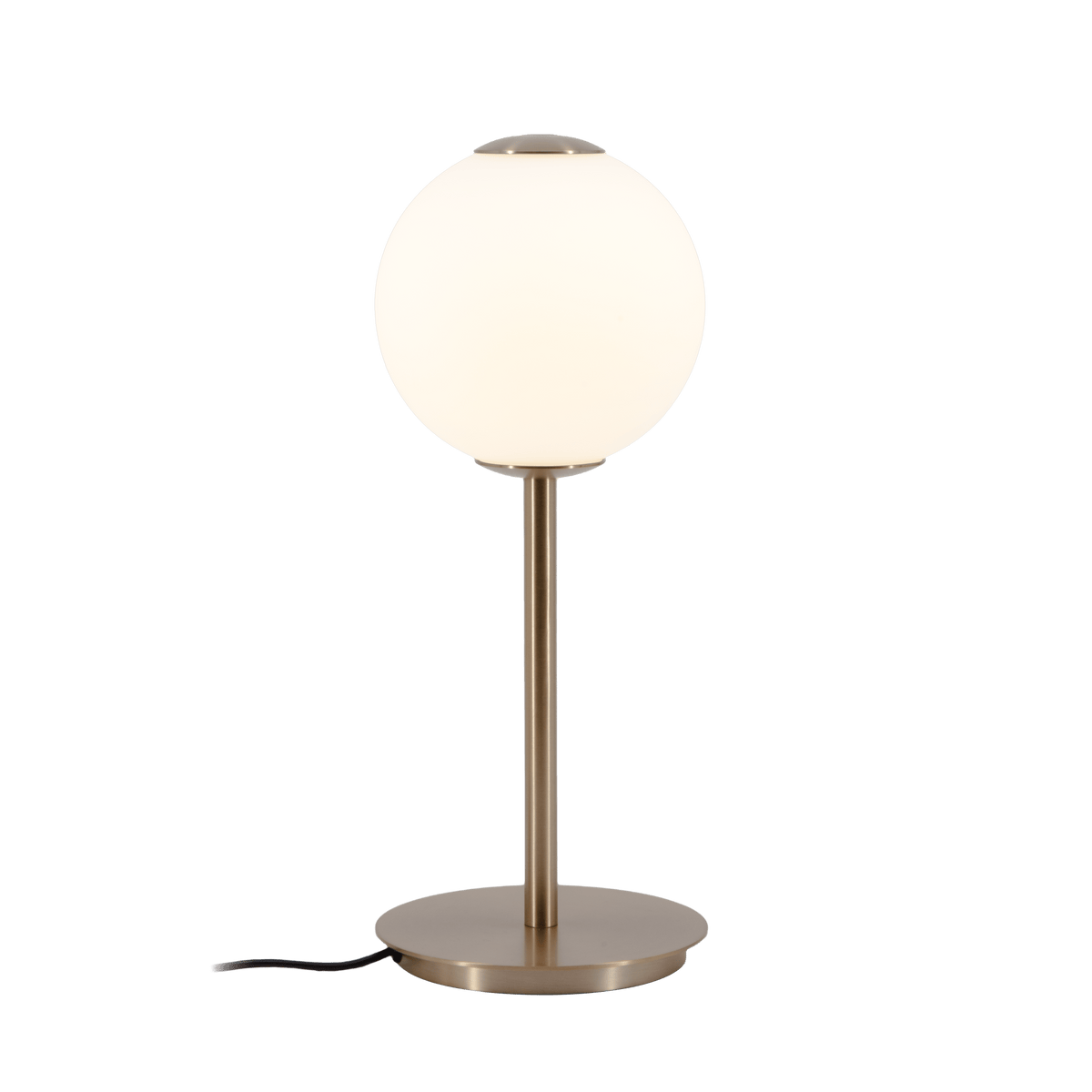 Lampe de table en laiton et verre soufflé opalin 16x36cm Audrey - Umage - The Cool Republic
