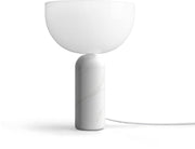 Lampe de table en marbre blanc 35 cm Kizu - New Works - The Cool Republic