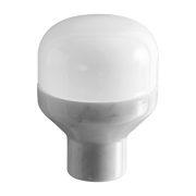 Lampe de table en marbre blanc de carrare 16 x 22 cm Delux Junior - Martinelli Luce - The Cool Republic