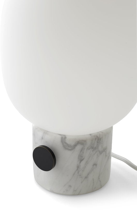 Lampe de table en marbre blanche 32 x 19 cm JWDA - Audo - The Cool Republic