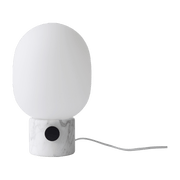 Lampe de table en marbre blanche 32 x 19 cm JWDA - Audo - The Cool Republic