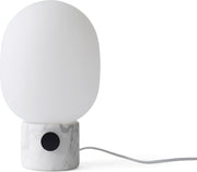 Lampe de table en marbre blanche 32 x 19 cm JWDA - Audo - The Cool Republic