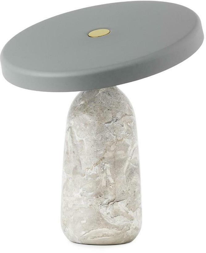 Lampe de table en marbre gris 33,6 cm Eddy - Normann Copenhagen - The Cool Republic