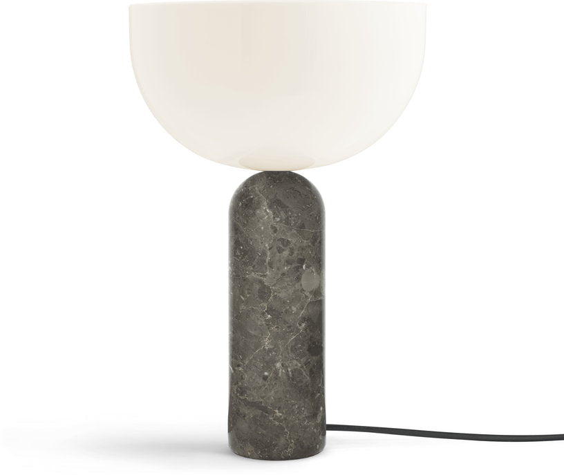 Lampe de table en marbre gris 45 cm Kizu - New Works - The Cool Republic