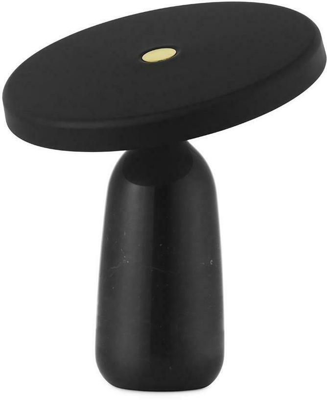 Lampe de table en marbre noir 33,6 cm Eddy - Normann Copenhagen - The Cool Republic