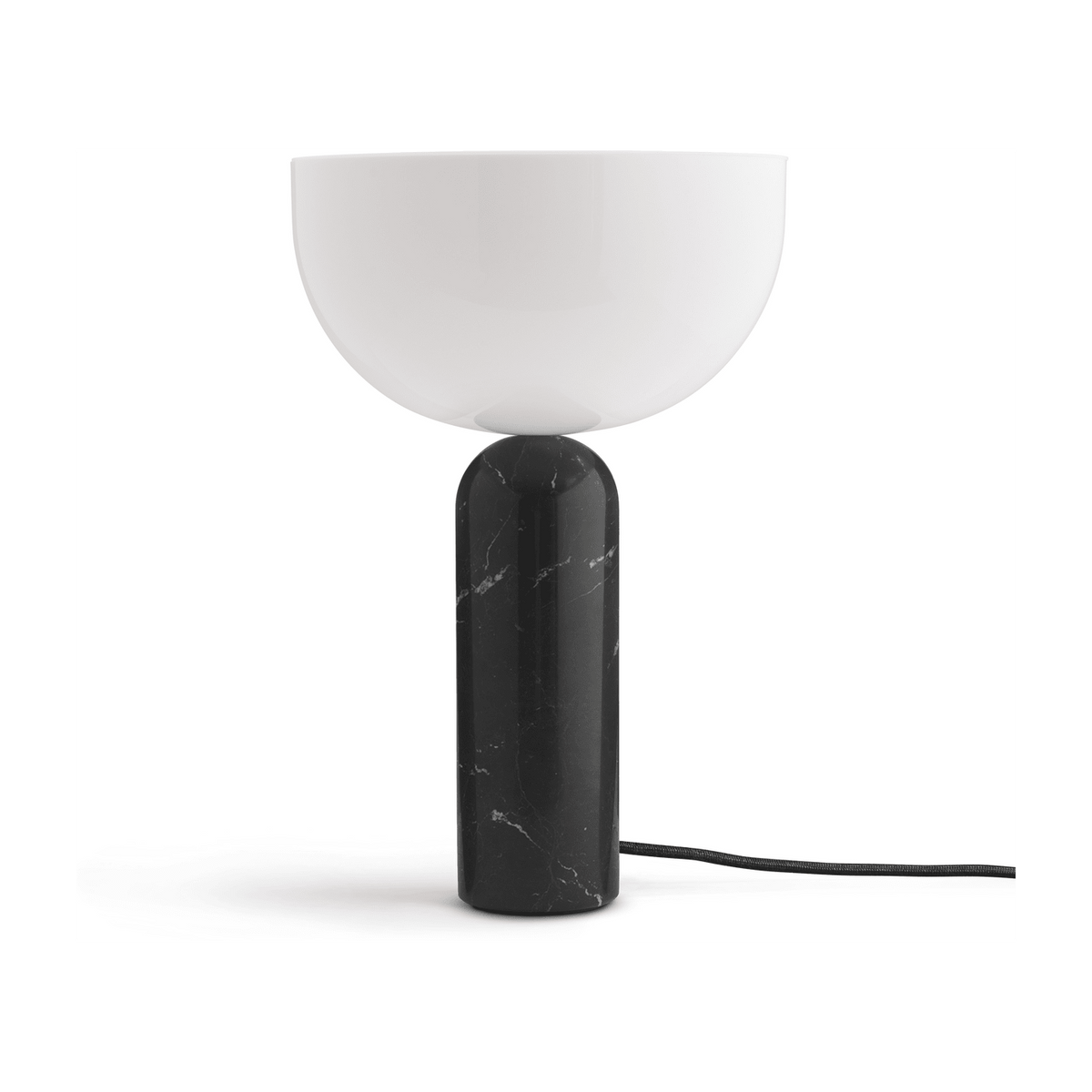 Lampe de table en marbre noir 45 cm Kizu - New Works - The Cool Republic