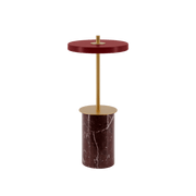 Lampe de table en marbre rouge 12x25,5cm Asteria move mini - Umage - The Cool Republic